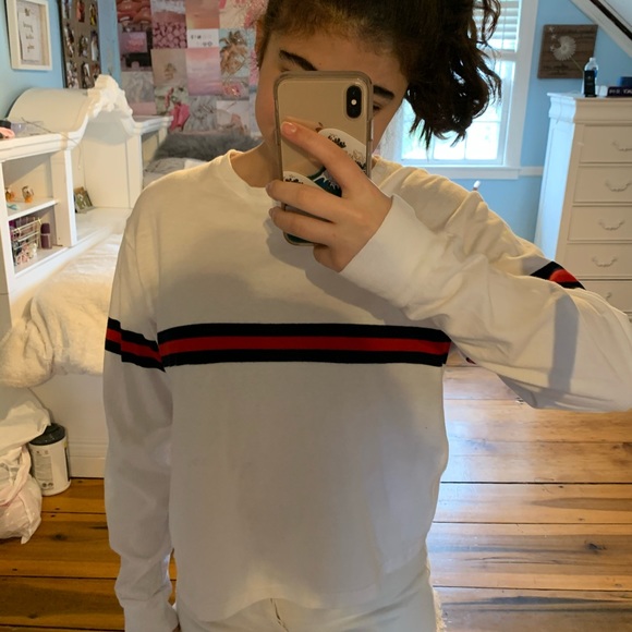 Brandy Melville Tops - Brandy striped long sleeve very rare:)